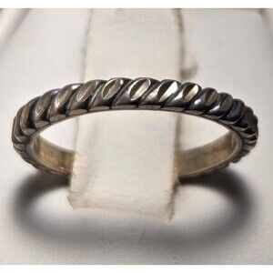 Stacker vintage sterling silver ring sz 6